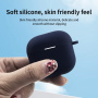 Szilikon védőtok karabinerrel AirPods 4 / 5 készülékhez - piros
