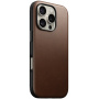 Nomad Modern bőr bőr borítás MagSafe-el* iPhone 16 Pro Maxhez - barna