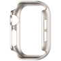 Metálfényű behajtható tok Apple Watch 46mm - starlight
