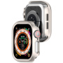 Metálfényű behajtható tok Apple Watch 46mm - starlight