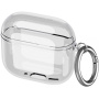 Átlátszó tok karabinerrel AirPods 4 / 5 - víztiszta