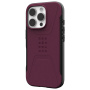 UAG Polgári robusztus borító MagSafe-el* iPhone 16 Pro készülékhez - Burgundy
