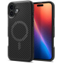 Spigen Core Armor matt tartós burkolat MagSafe-el* iPhone 16-hoz - fekete
