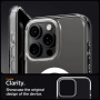 Spigen Crystal Hybrid átlátszó burkolat MagSafe-el* iPhone 16 Pro készülékhez - átlátszó