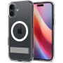Spigen Ultra Hybrid S átlátszó burkolat állvánnyal és MagSafe iPhone 16-hoz – átlátszó