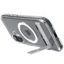 Spigen Ultra Hybrid S átlátszó burkolat állvánnyal és MagSafe iPhone 16-hoz – átlátszó