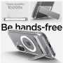 Spigen Ultra Hybrid S átlátszó burkolat állvánnyal és MagSafe iPhone 16 Plus készülékhez - átlátszó