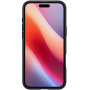 Spigen Ultra Hybrid matt átlátszó tok színes kerettel iPhone 16-hoz - fekete
