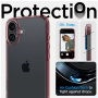 Spigen Ultra Hybrid átlátszó borítás iPhone 16-hoz - rózsaszín