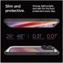 Spigen Ultra Hybrid matt átlátszó tok színes kerettel iPhone 16 Pro - fekete