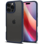 Spigen Ultra Hybrid átlátszó tok színes kerettel iPhone 16 Pro - sötétkék