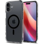 Spigen Ultra Hybrid átlátszó burkolat fekete színnel MagSafe iPhone 16 Plus készülékhez - átlátszó