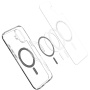 Spigen Ultra Hybrid átlátszó burkolat fekete színnel MagSafe iPhone 16 Plus készülékhez - átlátszó
