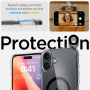 Spigen Ultra Hybrid átlátszó burkolat fekete színnel MagSafe iPhone 16 Plus készülékhez - átlátszó