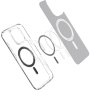 Spigen Ultra hibrid átlátszó tok MagSafe szénszálas mintával iPhone 16 Pro Max készülékhez - átlátszó