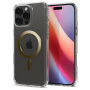 Spigen Ultra Hybrid átlátszó burkolat arany színnel MagSafe iPhone 16 Pro Max készülékhez - átlátszó