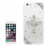 Luxus tok / borító gyémánt stílusú kövek - Apple iPhone 6S / 6 - kereszt
