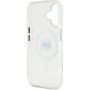 Karl Lagerfeld IML Karl Head fémváz borítás MagSafe-el* iPhone 16-hoz - átlátszó