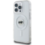 Karl Lagerfeld IML Karl Head fémváz burkolat MagSafe-el* iPhone 16 Pro készülékhez - átlátszó