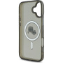 Karl Lagerfeld IML K&CH Heads fémváz burkolat MagSafe-el* iPhone 16-hoz - szürke