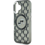Karl Lagerfeld IML Monogram K&CH fejvédő MagSafe-el* iPhone 16-hoz - fekete