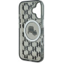 Karl Lagerfeld IML Monogram K&CH fejvédő MagSafe-el* iPhone 16-hoz - fekete