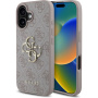 Guess 4G fém logó borító iPhone 16 Plus készülékhez - rózsaszín