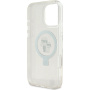 Karl Lagerfeld Ringstand Karl and Choupette Flip Cover és MagSafe iPhone 16 Pro Maxhez – átlátszó