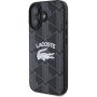 Lacoste Blend Monogram borító MagSafe-el* iPhone 16-hoz - fekete