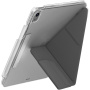 UNIQ Camden Click tok origami állvánnyal és Apple Pencil hellyel iPad Air 13" (2024-2026) készülékhez - szürke