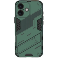 Tartós védőburkolat állvánnyal iPhone 16-hoz - zöld