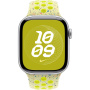 Eredeti Apple Nike sportszíj Apple órához 42mm / 41mm / 40mm / 38mm - S/M - neonsárga