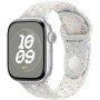 Eredeti Apple Nike sportszíj Apple órához 42mm / 41mm / 40mm / 38mm - M/L - Platina