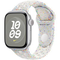 Eredeti Apple Nike sportszíj Apple órához 42mm / 41mm / 40mm / 38mm - M/L - Platina