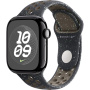 Eredeti Apple Nike sportszíj Apple órához 42mm / 41mm / 40mm / 38mm - S/M - Sötétszürke