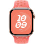 Eredeti Apple Nike sportszíj Apple órához 42mm / 41mm / 40mm / 38mm - S/M - Hot Orange