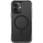 UNIQ Combat MagClick borító színes kerettel és MagSafe iPhone 16-hoz - fekete