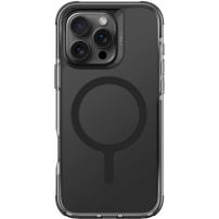 UNIQ Combat MagClick Cover színes kerettel és MagSafe iPhone 16 Pro készülékhez - fekete