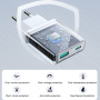JOYROOM JR-TCF14 gyorstöltő adapter USB-C / USB-A portokkal - 20W - fehér
