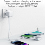 USAMS US-CC209 adapter szett USB-C porttal és kihúzható Lightning kábellel - 35W - fekete