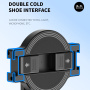 C20 Bluetooth szelfi stick állvánnyal és MagSafe tartóval iPhone-hoz - fekete