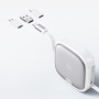 USAMS US-SJ650 készlet visszahúzható USB-C kábelekkel, adapterekkel és tűvel - fekete
