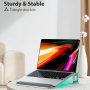 M8 alumínium állvány szilikon csuklótartóval MacBookhoz - ezüst