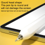 Gyémánt hatású cseretoll Apple Ceruza 1/2 / USB-C - fehér