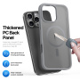 DUX DUCIS Yind matt burkolat MagSafe-el* iPhone 16 Pro készülékhez - szürke