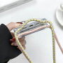 Átlátszó borító kábellel és MagSafe iPhone 14 Plus készülékhez - rózsaszín