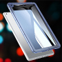 Fényes átlátszó borító iPad 10,2"-hoz (2019-2021) - kék
