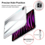 Fényes átlátszó borító iPad 10,2"-hoz (2019-2021) - kék