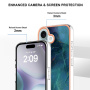 Márvány védőburkolat iPhone 16-hoz - kerozin