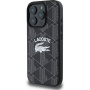 Lacoste Kevert monogram borító MagSafe-el* iPhone 16 Pro Max készülékhez - fekete
